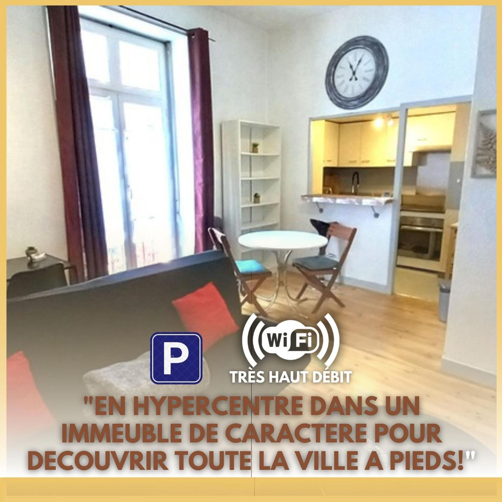 דירות פאו Le Gambetta T2 Cosy Hypercentre Wifi Fibre Avec Parking מראה חיצוני תמונה